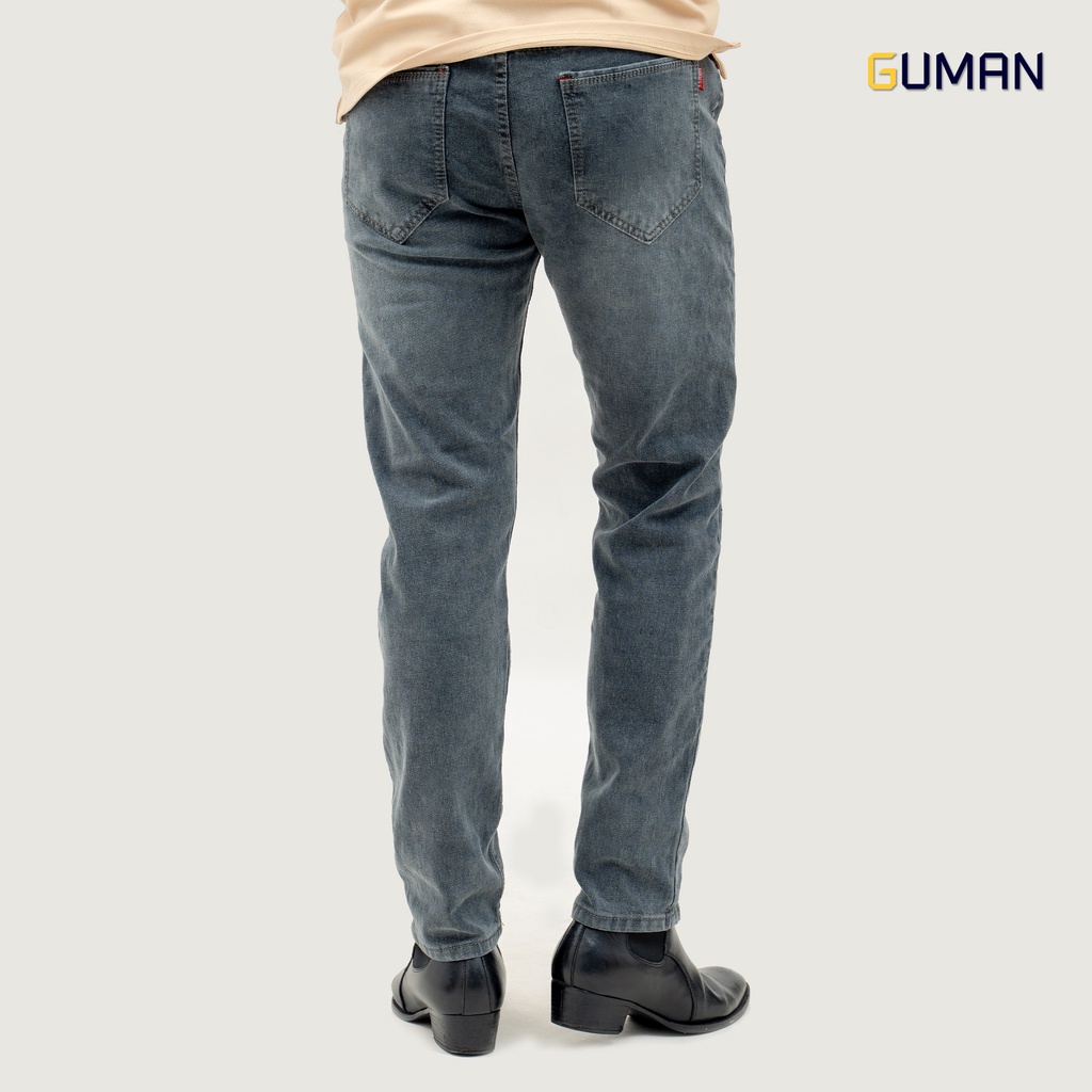 Quần Jean Ryder, Phom Slim Fit, Màu Xám GLJ10 GUMAN