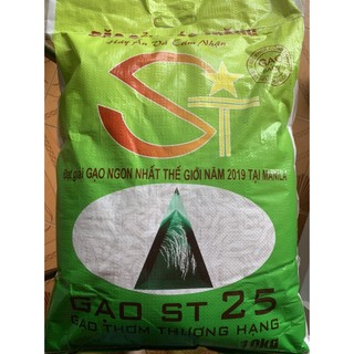 Gạo ST25 (Bao 5 ký Gạo Cao Cấp Mềm Cơm )