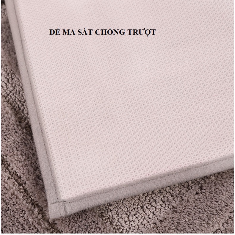 [ẢNH THẬT]Thảm lau chân, thảm decor Siêu thấm hút sợi bông cotton 100% siêu mềm mại