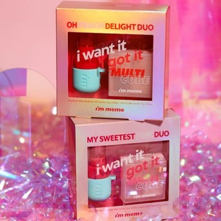 Set trang điểm Phấn mắt và son I'm Meme Multy Cube