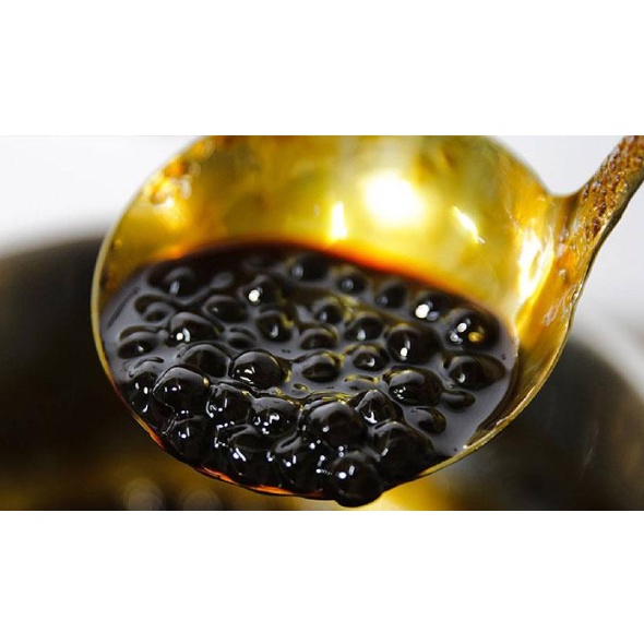 Trân Châu Đen Mini Royal - Túi 1kg Vị Caramel thơm ngon dai dẻo, nấu ủ nhanh gọn