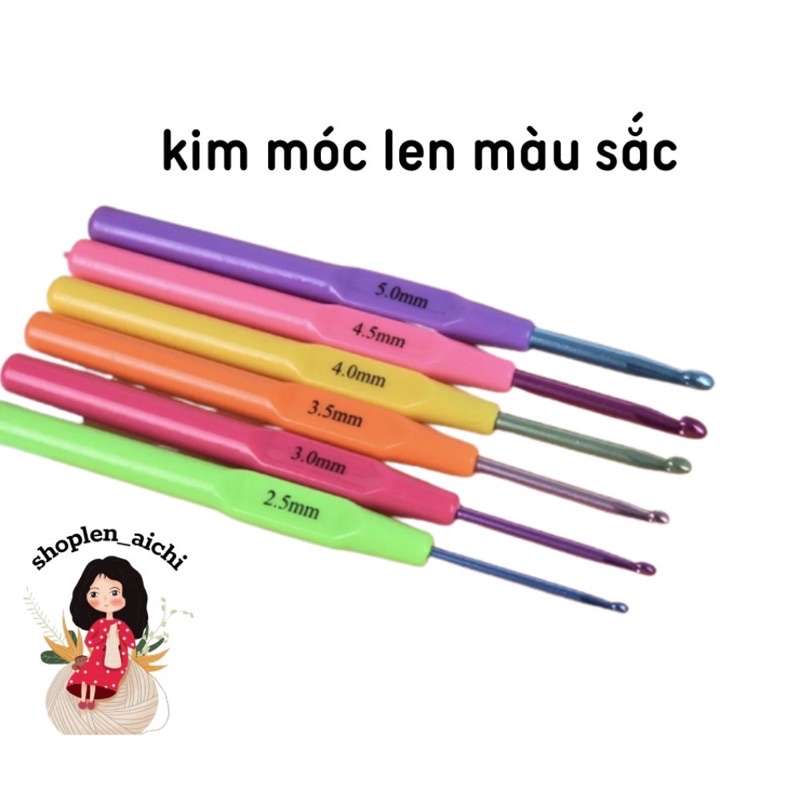 Kim móc len màu sắc (2.5-5.0)