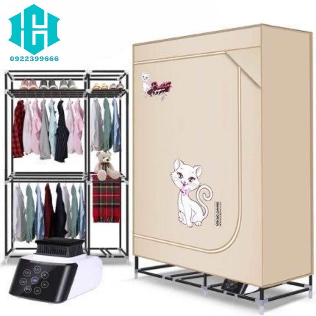 Máy sấy quần áo công suất lớn Lingli máy sấy quần áo gia đình tủ sấy tiệt trùng nhanh im lặng tiết kiệm điện