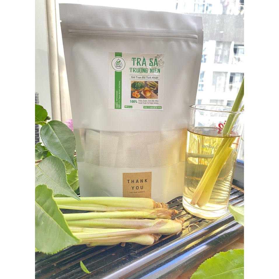 TRÀ SẢ TRƯỜNG NIÊN (Lá trà bancha, Sả)