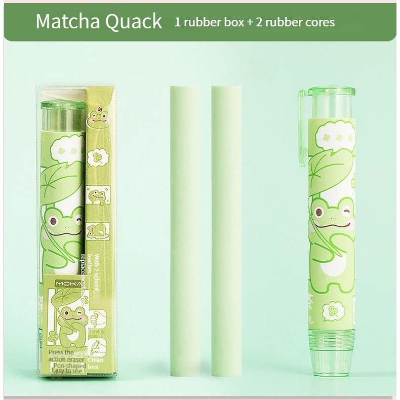 Cục Tẩy Bút Chì 2B Dạng Nhấn Dễ Dàng Tẩy Xóa