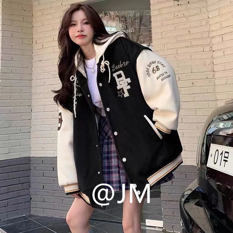 Áo Khoác Dáng Rộng Thiết Kế Mới Thời Trang Mùa Thu Đông Theo Phong Cách