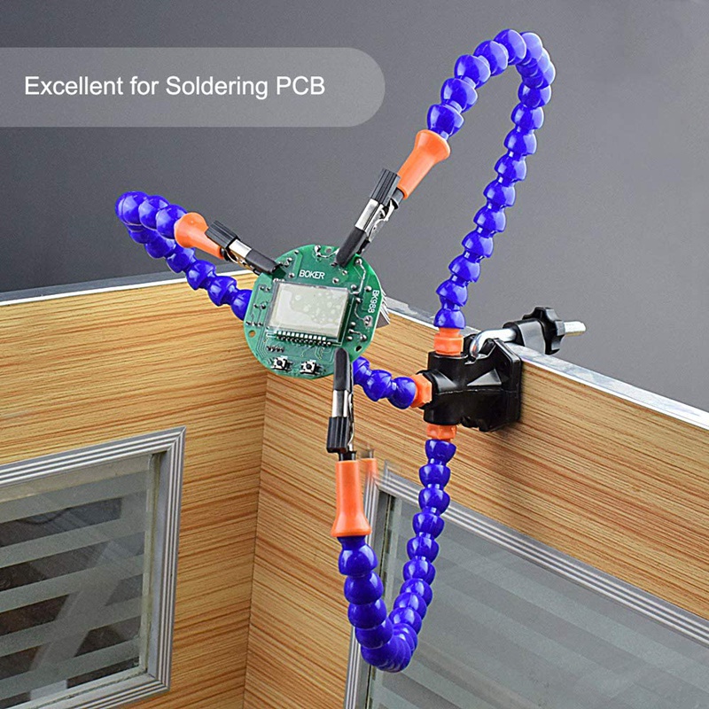 Băng Ghế vise vise Có 3 Giá Đỡ Bằng Sắt Hàn Linh Hoạt