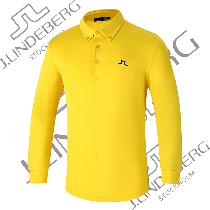J.lindeberg Áo Thun Thể Thao Đánh GOLF Tay Dài Thấm Hút Mồ Hôi Thoáng Khí Thời Trang Xuân Thu Cho Nam