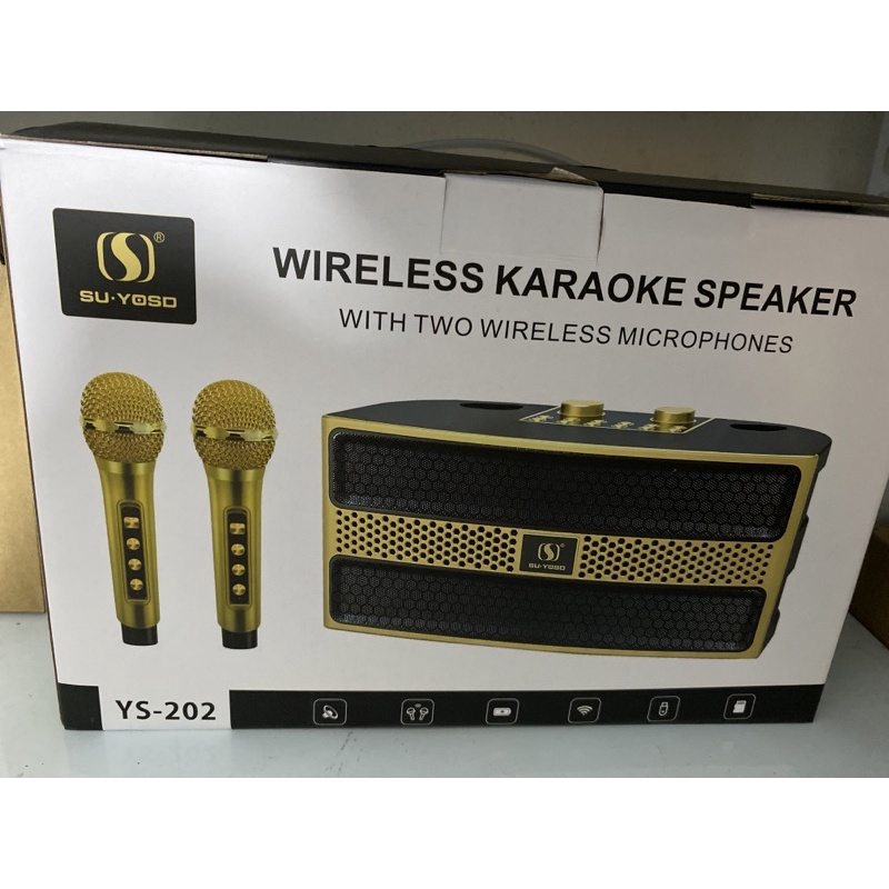 Loa karaoke tích hợp 2 mic YS-202