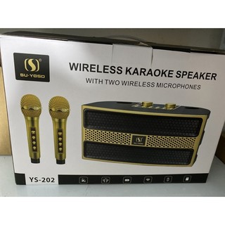 Loa karaoke tích hợp 2 mic ys-202