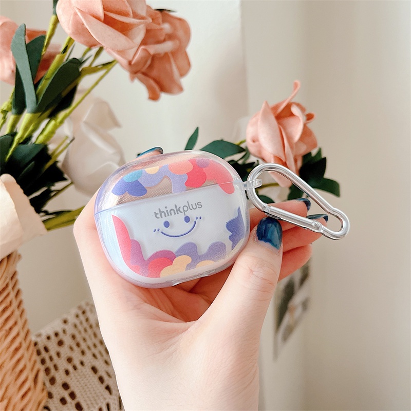 Vỏ Bảo Vệ Hộp Sạc Tai Nghe Lenovo X15 Pro Mềm Hình Phi Hành Gia Và Mặt Cười