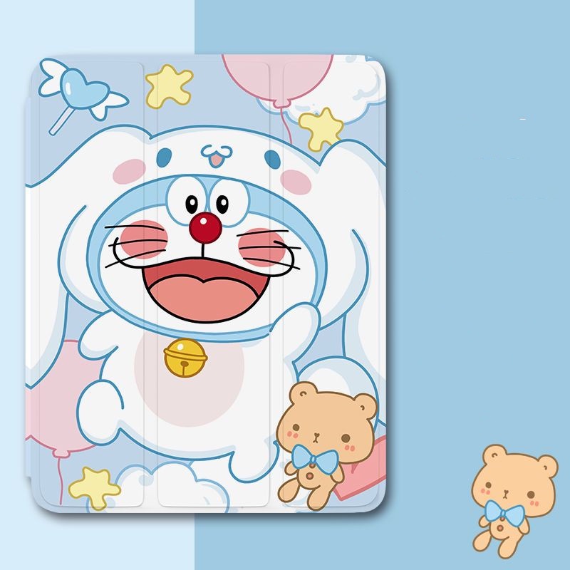 Ốp Máy Tính Bảng Mềm Họa Tiết Hoạt Hình Doraemon Cho iPad Gen10 7 / 8 / 9 Air4 / Air5 Pro11 "Pro12.9" 2022 Air1 / Air2 / Gen5 / 6