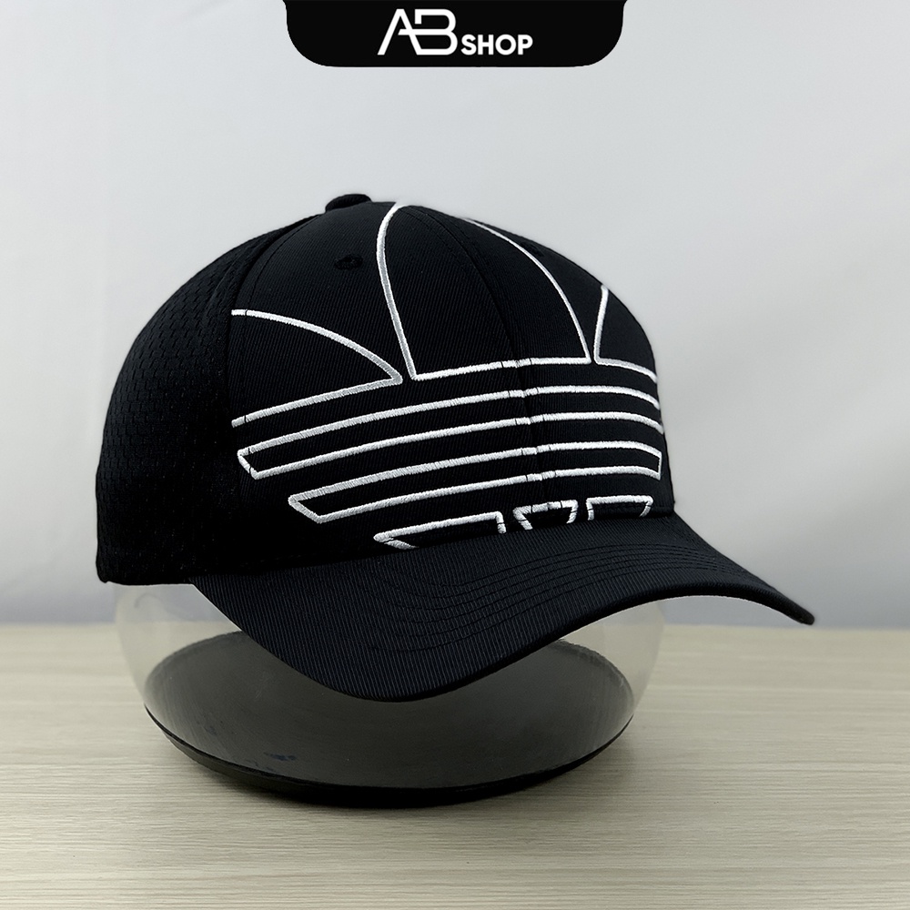 Mũ Lưỡi Trai Adidas Big Logo Đen