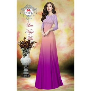 vải áo dài Ombre