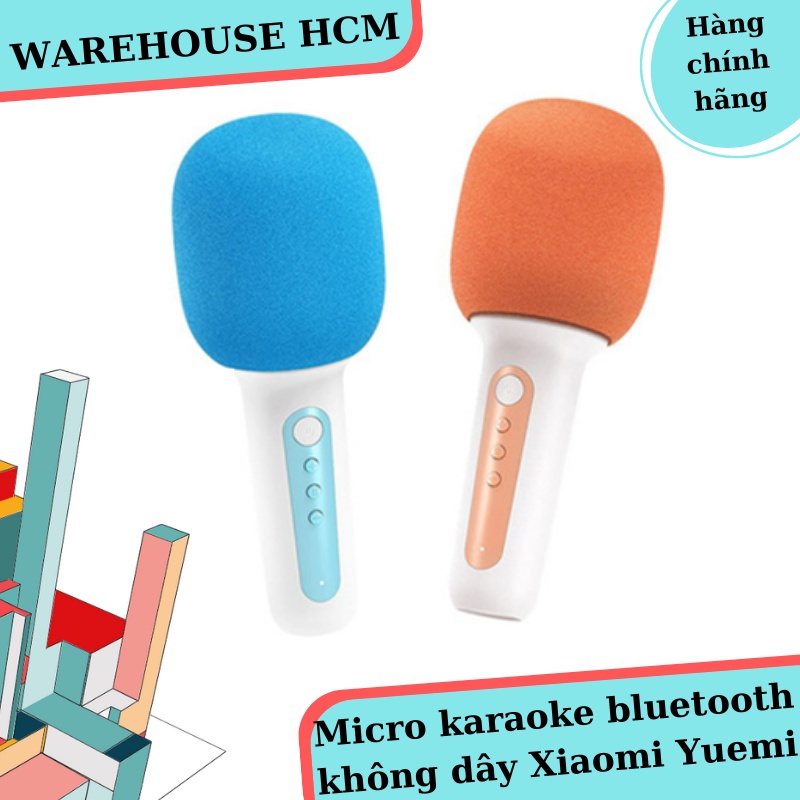 (Có ảnh thật) Micro karaoke bluetooth không dây Xiaomi Ymi - Cầm tay kết nối Bluetooth tiện dụng (BH 3 tháng)