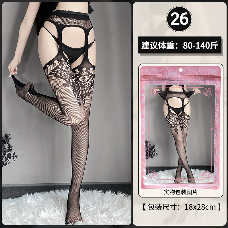 GT26 garter kẹp tất đùi thun ren họa tiết co dãn sexy gợi cảm