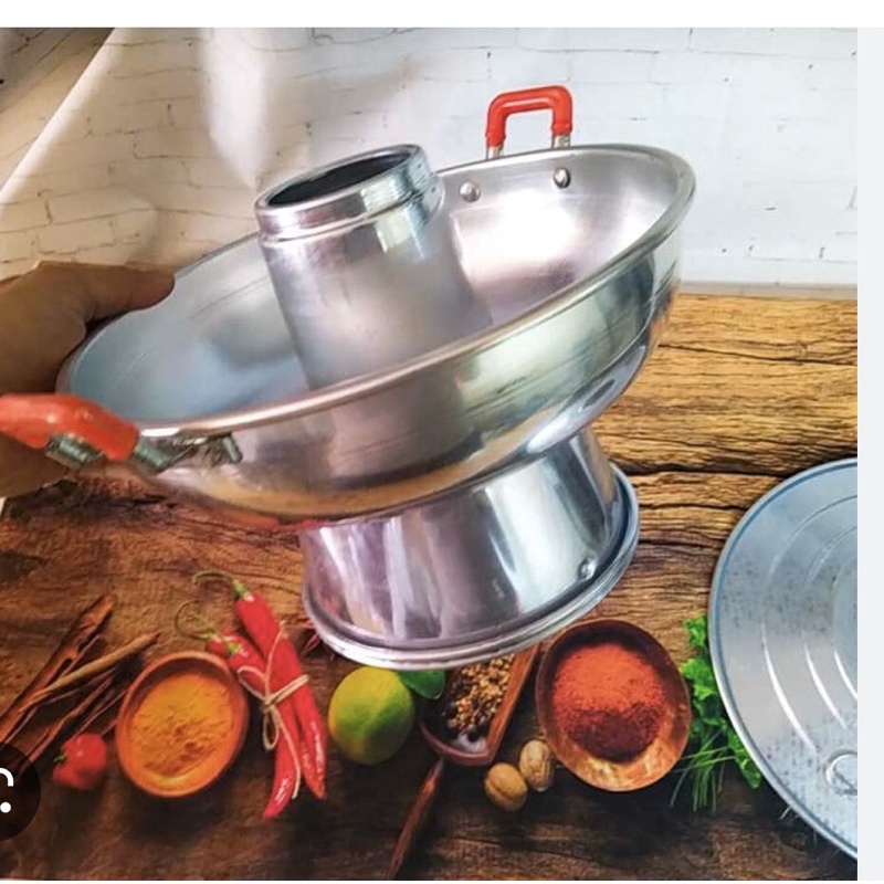 Nồi lẩu cù lao nhôm , lẩu than nhôm