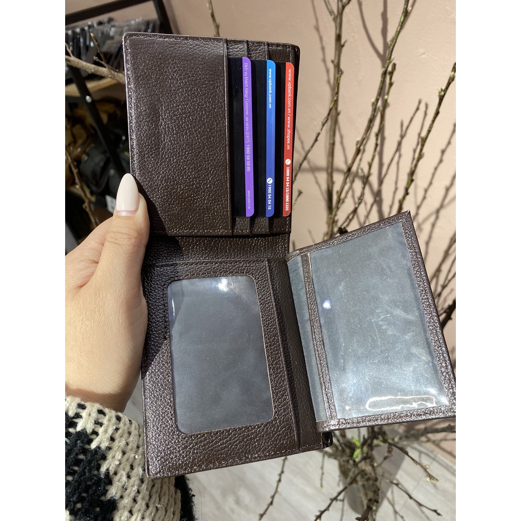 Ví Nam Da Cá Sấu Thật kèm Hộp