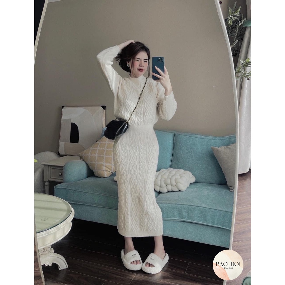 Set len thừng sợi to , Set đô thu đông, Bảo Bối Clothing
