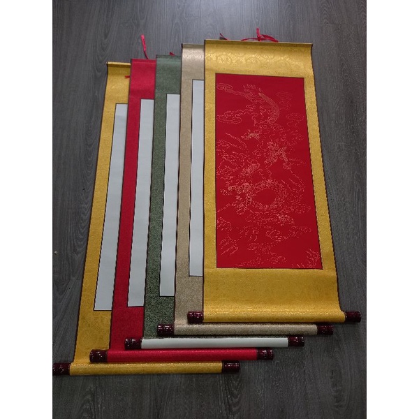 Biểu viết thư pháp bo lụa kích thước 40x100cmGiá 70k/1 tờ