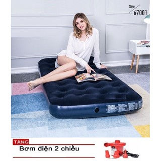[GIÁ SIÊU TỐT ] Nệm Hơi Đệm Hơi Cao Cấp Bestway - Đệm Đơn Kèm Bơm + Miếng Vá