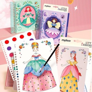 Đồ chơi thiết kế thời trang, tô màu, thủ công 3 in 1 cho bé từ 5+ tuổi - mideer little designer