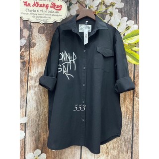 Áo sơ mi phom dáng dài