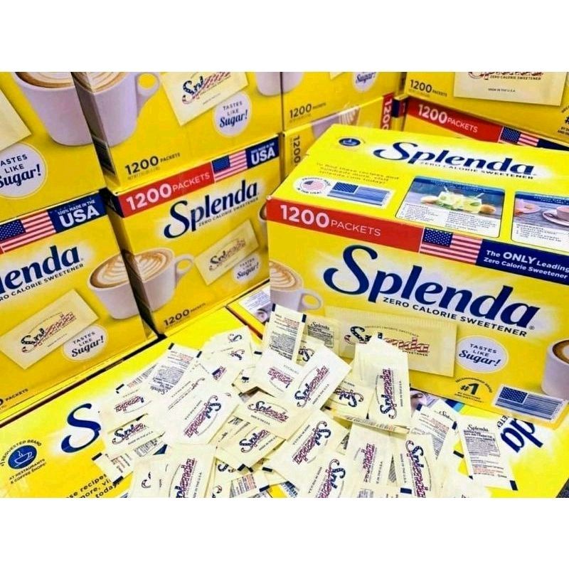 (Date T5/25) COMBO 100 Gói Đường Ăn Kiêng Splenda Zero Calorie Sweetener của Mỹ