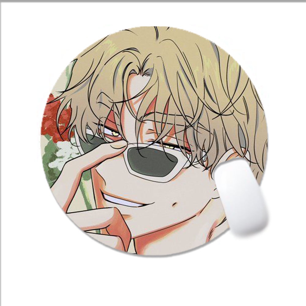 Miếng lót chuột IN HÌNH LOW TIDE IN TWILIGHT Đêm bên làn nước manhua BL anime chibi tiện lợi xinh xắn