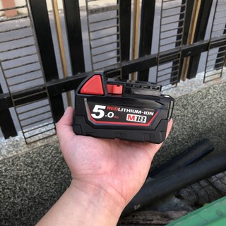 Pin milwaukee m18 18v, nhận sạc zin hoặc dock sạc adaptor - có báo pin - 18650