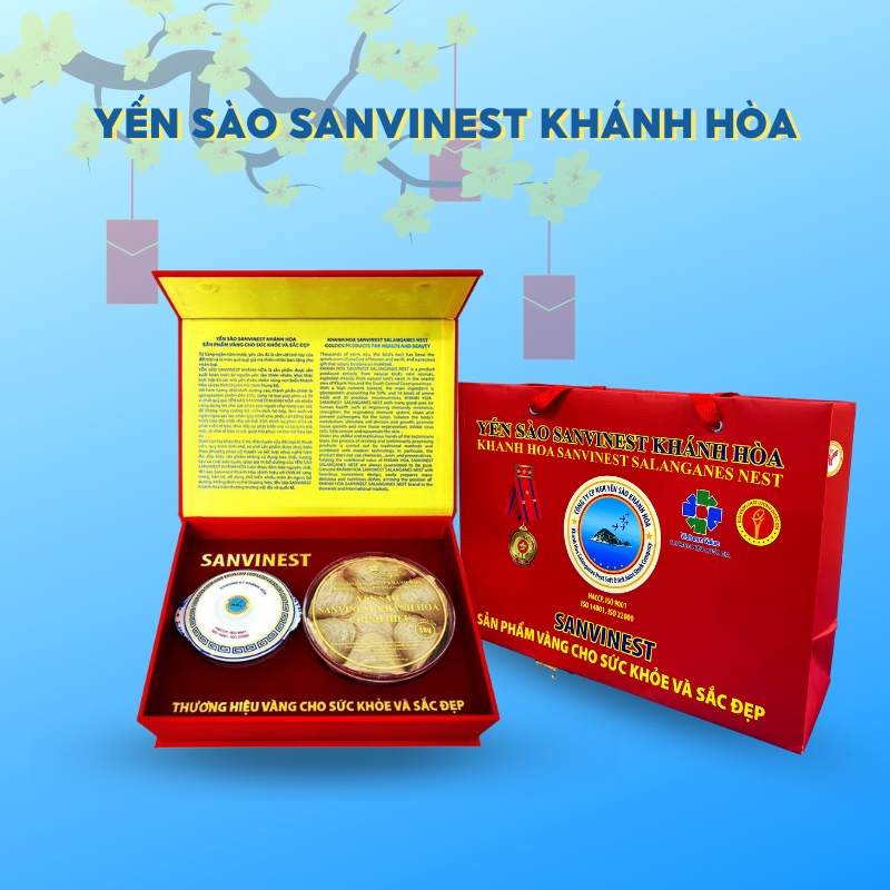 Yến sào Sanvinest Khánh Hòa chính hiệu nguyên tổ sơ chế 50g - Q250