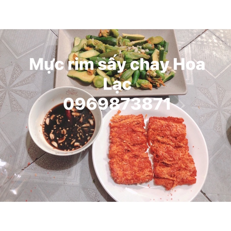 Mực rim sấy khô chay Hoa Lạc 100gr