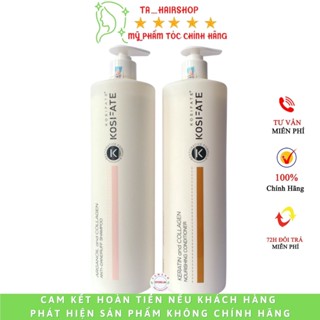 Dầu Gội xả KOSIFATE DƯỠNG SINH PHỤC HỒI ĐA TẦNG TÓC HƯ TỔN, sạch gàu bổ sung dưỡng chất cho tóc hàng hiệu chính hãng