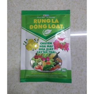 Rụng lá đồng loạt cho mai,hoa giấy, cây ăn trái gói 100gr