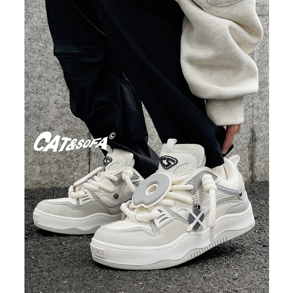 CAT AND SOFA || Cat&Sofa Snow Rock Gray || Giày đôi dành cho nam nữ