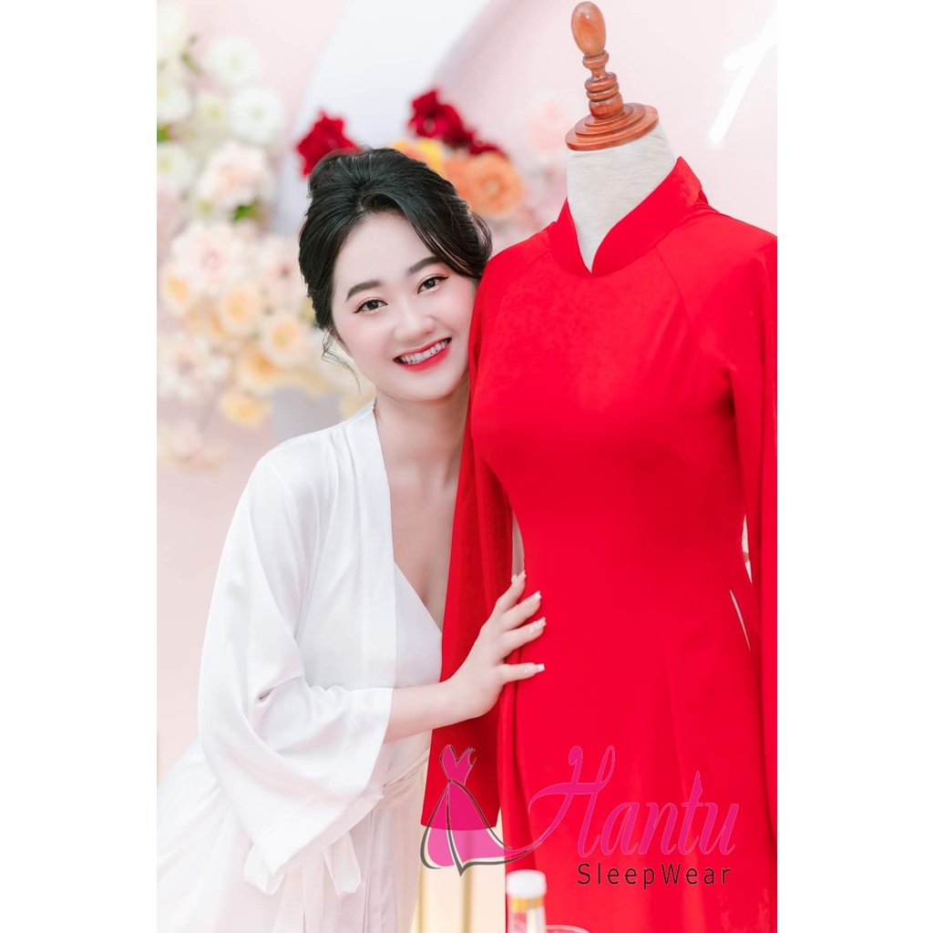 Áo choàng make up ,Áo choàng cô dâu sang trọng Hantu Sleepwear Nhiều màu,đủ size | BigBuy360 - bigbuy360.vn