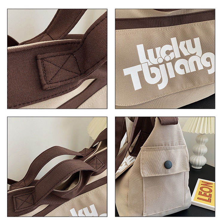Túi Đeo Chéo Nữ vải canvas Túi Đeo Vai đi học đi chơi phong cách Hàn Quốc
