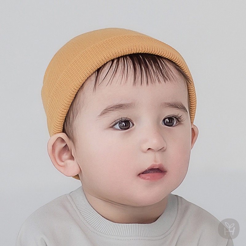 Mũ len basic, mềm, êm cho bé trai, bé gái madeinkorea