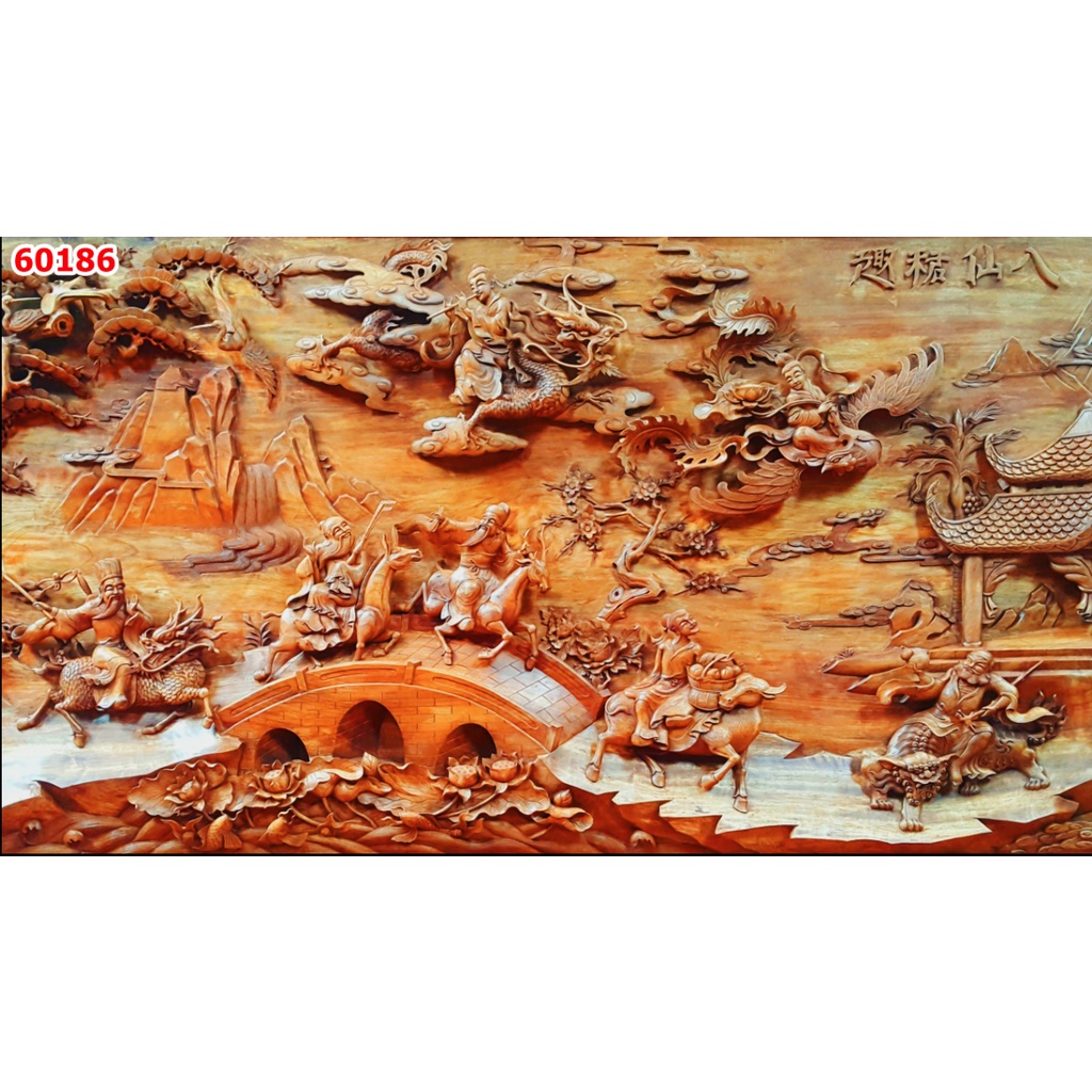 Tranh Vinh Quy Bái Tổ Nhiều Kích Thước Lựa Chọn, tặng kèm phụ kiện