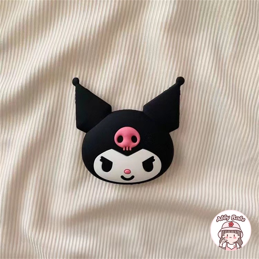 Ốp Điện Thoại TPU Mềm Chống Mồ Hôi Có Giá Đỡ Hình Kuromi Cho IPhone 14 Pro Max 11 7Plus 13 12 11 Pro Max X XS