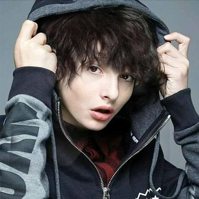 Bộ Tóc Giả Ngắn Xoăn Trung Tính Bằng Lá Thiếc Dành Cho Nam Và Nữ