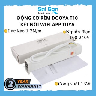 Động cơ rèm vải Dooya T10 kết nối wifi dùng app Tuya/ smart life
