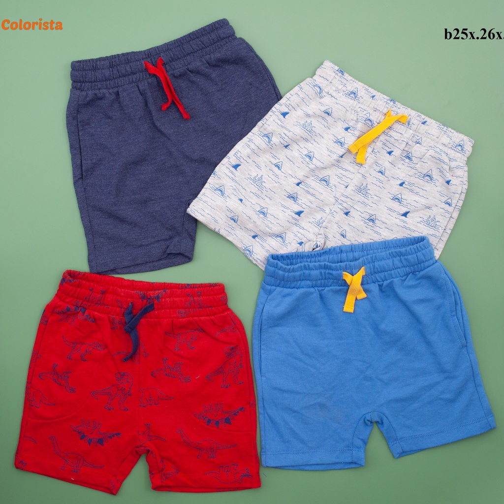 Quần đùi cotton mềm mát màu sắc nhẹ nhàng thời trang COLORISTA