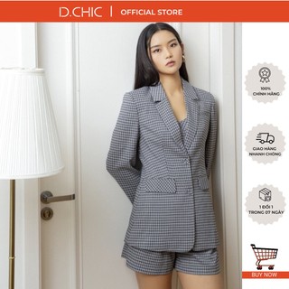 Áo vest dáng ôm cổ 2 ve vạt tròn D.CHIC MS: 160517