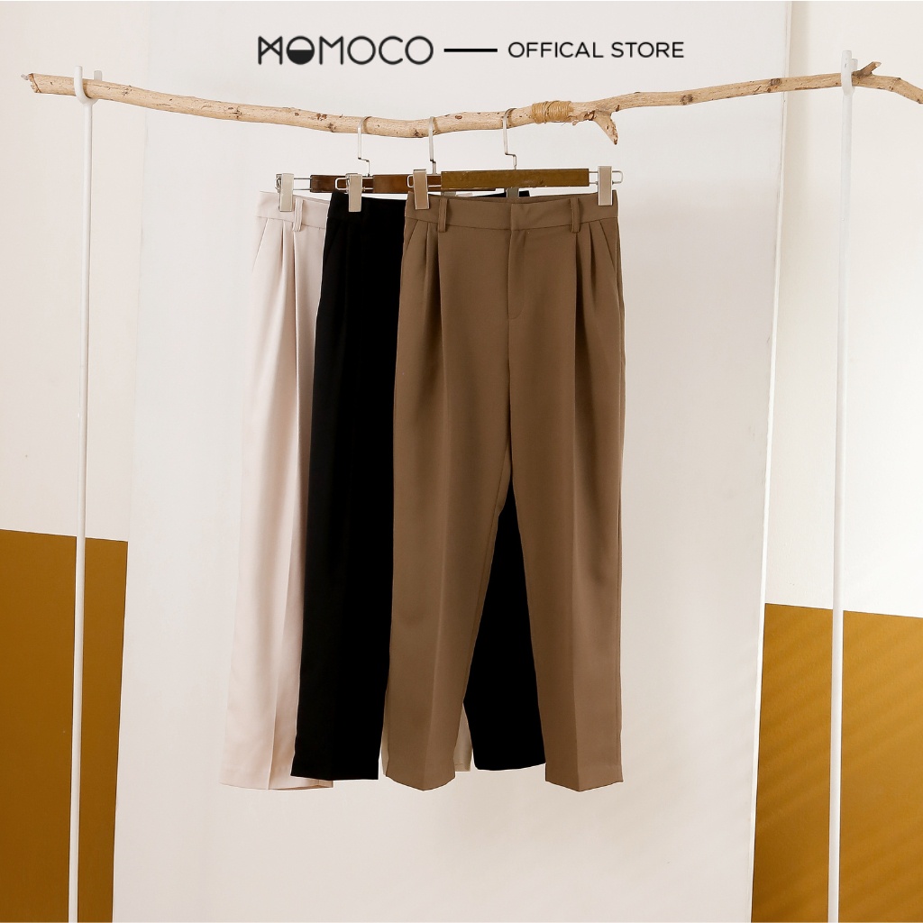 Quần baggy ESSENTIALS Signature Baggy Pants MOMOCO chất tuyết mưa đứng form ít nhăn M2773