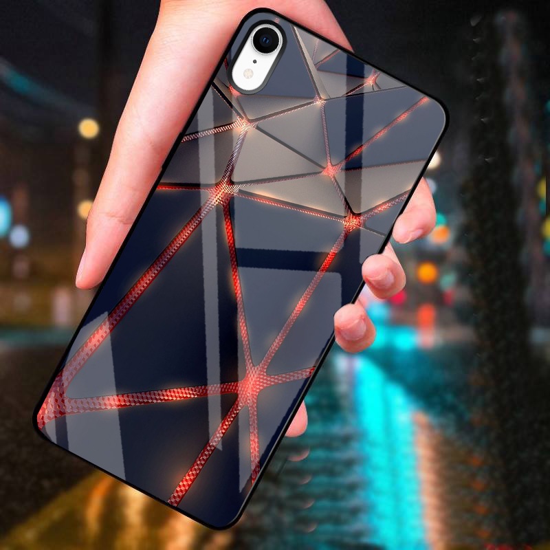 Ốp Lưng IPHONE XR mặt kính cường lực cao cấp thiết kế riêng