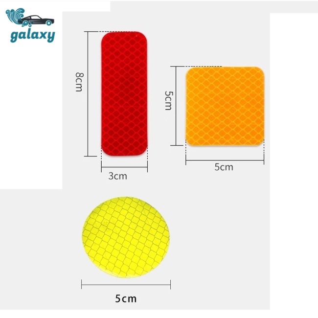 Galaxy Miếng Dán Phản Quang Cảnh Báo An Toàn Cho Xe Hơi