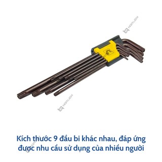 Bộ lục giác S2 9 món LS+ (Bông – Bi Dài)