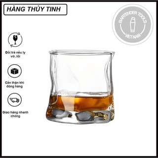 Rocking whisky glass - Ly whisky thủy tinh sóng