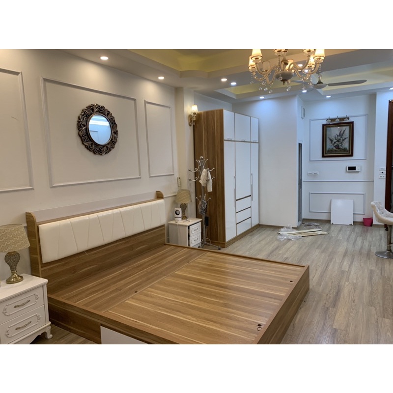 Set combo phòng ngủ hiện đại đầy đủ Đồ gỗ nội thất HTA